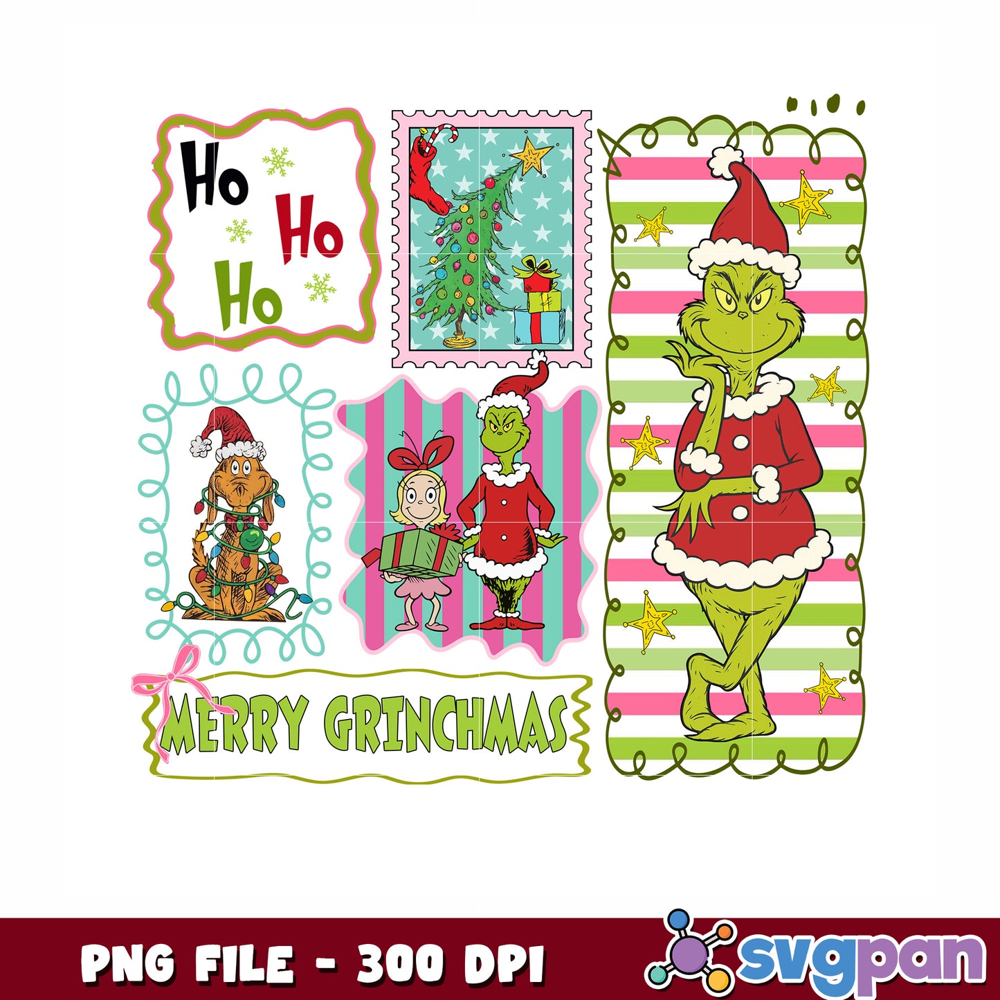 Ho ho ho grinchmas png, christmnas bell png, christmas songs png