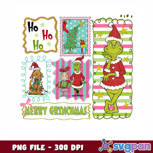 Ho ho ho grinchmas png, christmnas bell png, christmas songs png