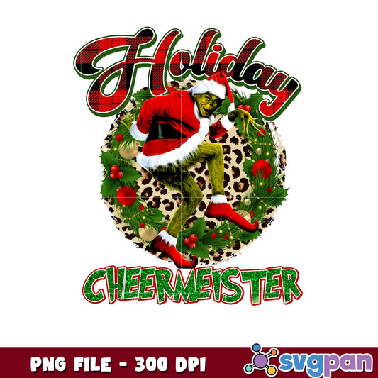 Holiday cheermeister png, grinch cookies png, grinch happy​ ​png
