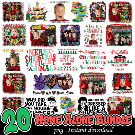Home Alone Bundle 20 PNG Designs