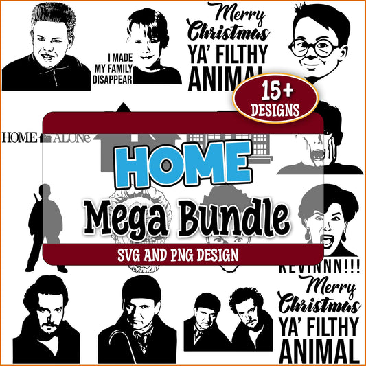 Home alone quotes svg bundle