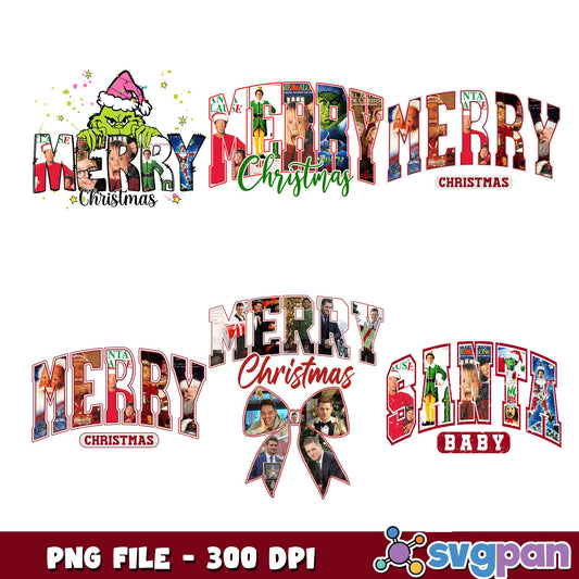Home alone x christmas png bundle
