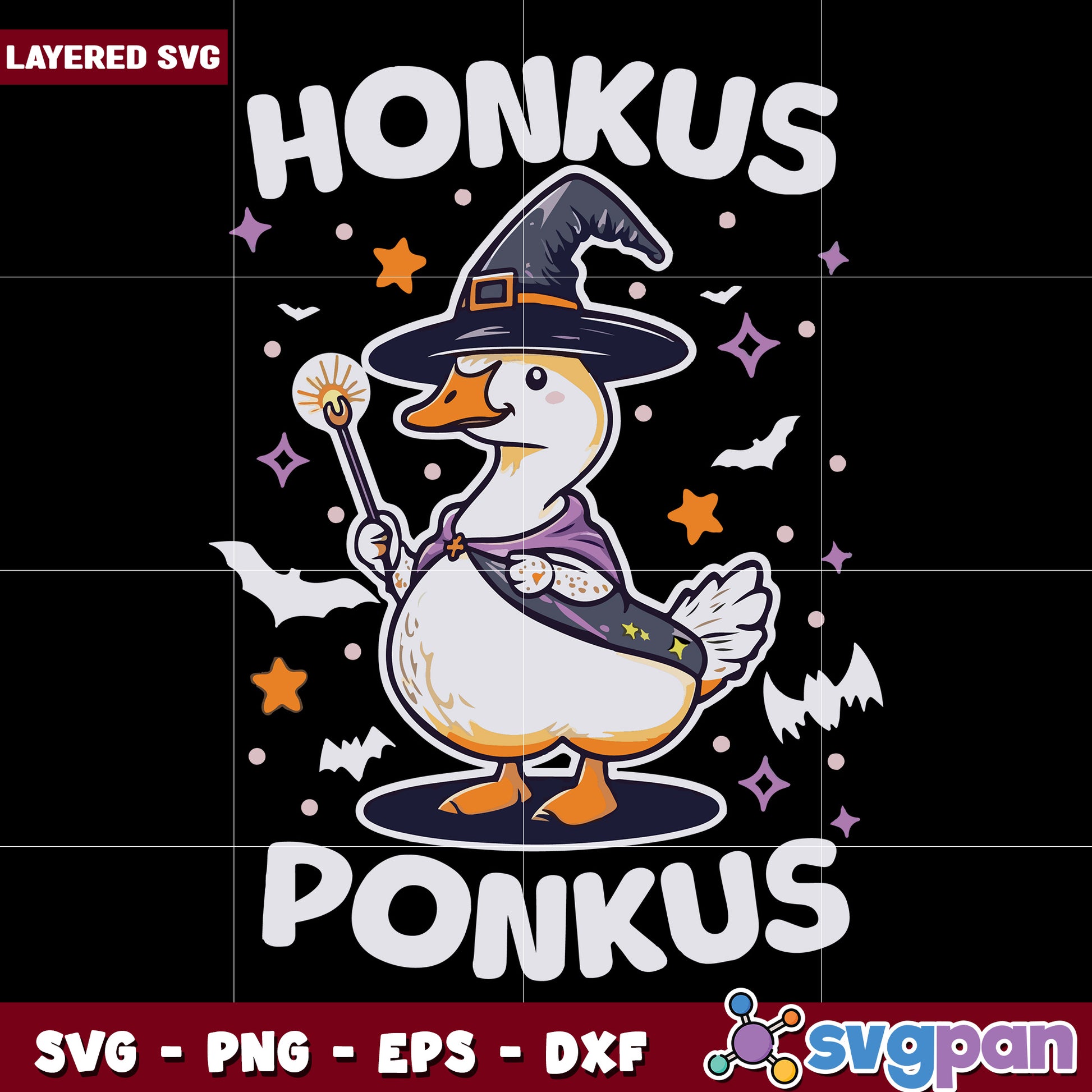 Honkus ponkus svg, spooky season svg, halloween vacation svg