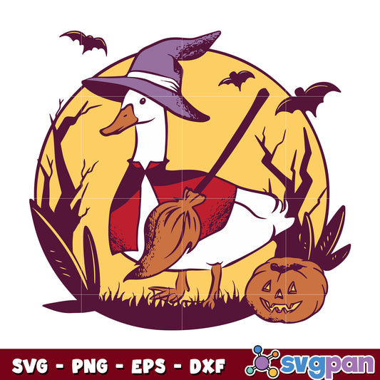 Honky Duck Halloween svg