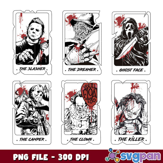 Horror Icons Bundle PNG Art for Creative Projects