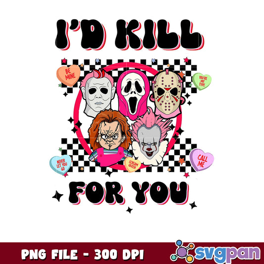 Horror Movie Characters Design, Perfect for Halloween Gifts