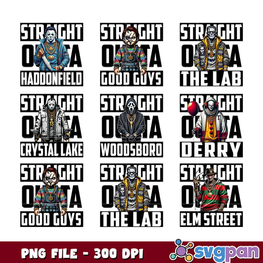 Horror Movie Hip Hop PNG Bundle