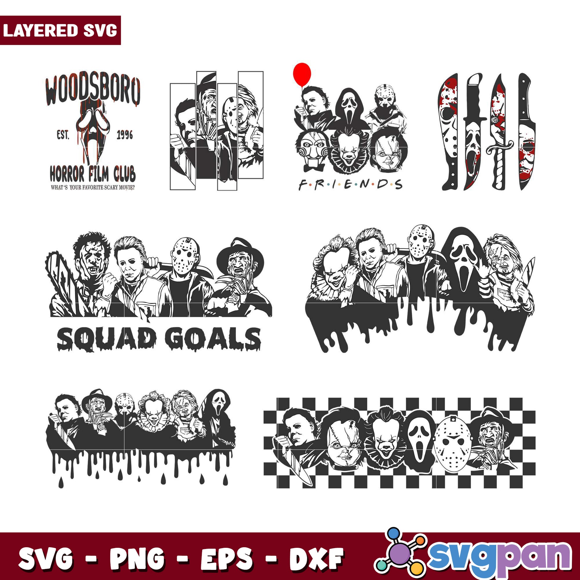 Horror Movie SVG Bundle