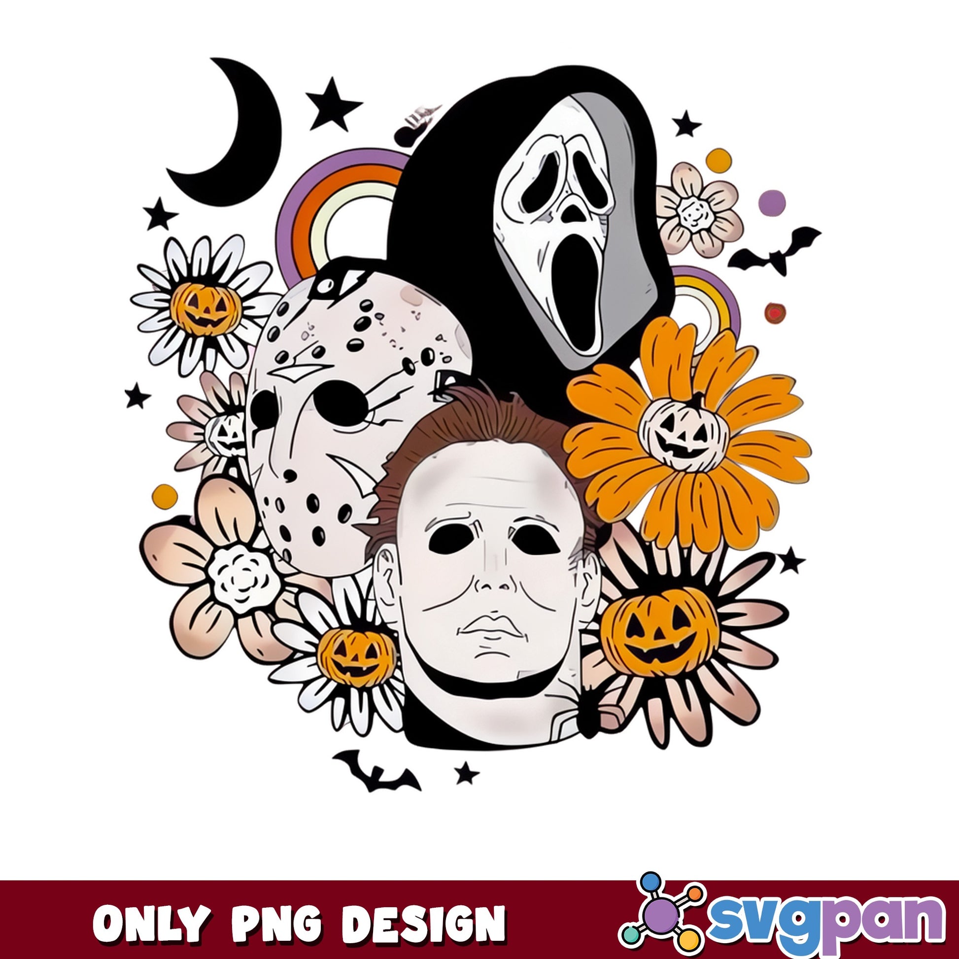 Horror Movie Killers Halloween PNG, Ghostface PNG, Slasher PNG