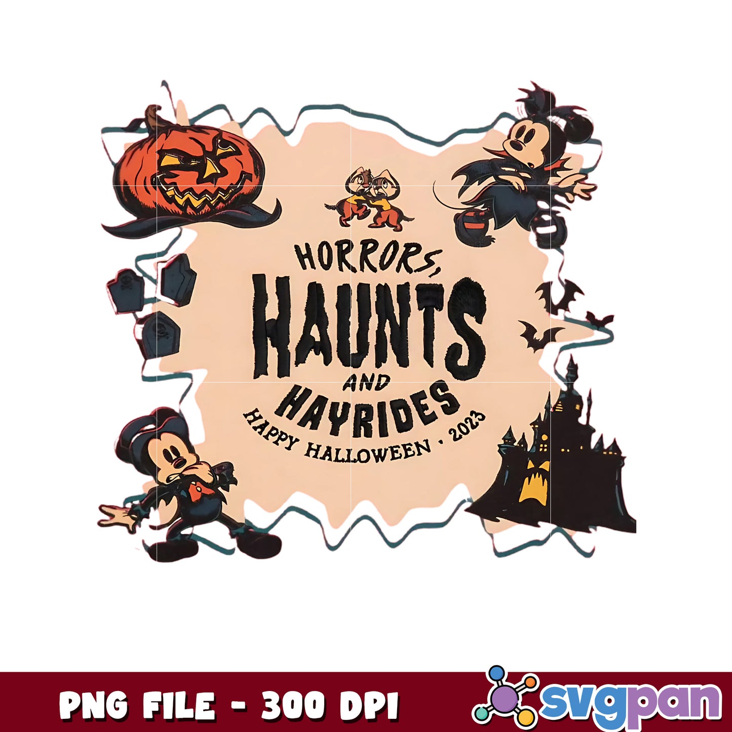 Horrors haunts png, halloween png, halloween cartoon png
