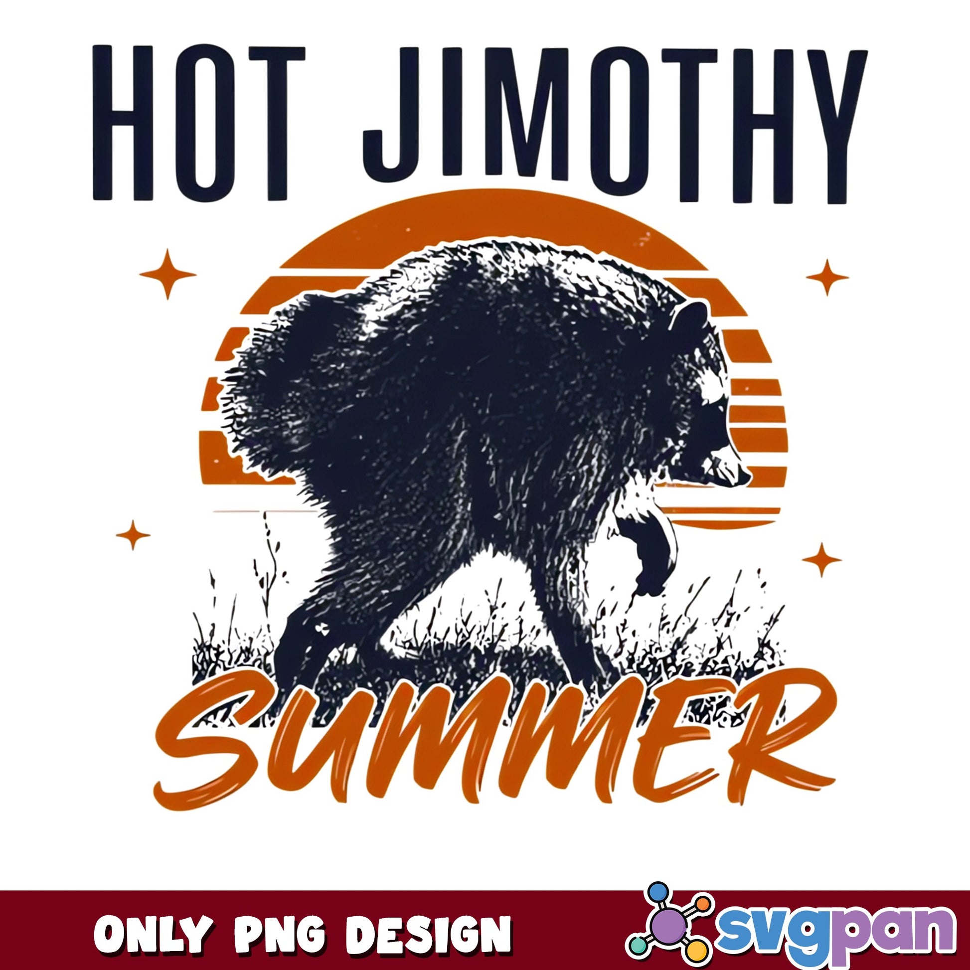 Hot Jimothy Summer PNG, Funny Wild Boar PNG, Summer PNG