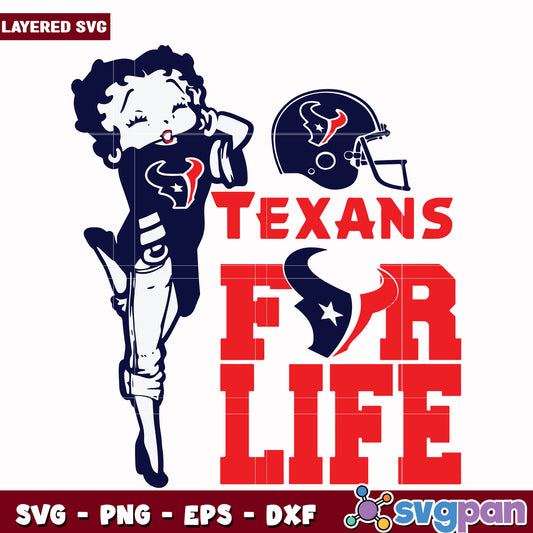 Houston Texans for life svg, nfl schedule svg, nfl houston texans svg