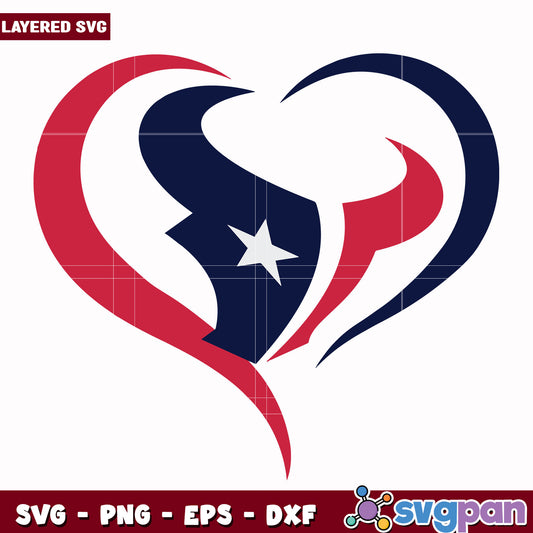 Houston Texans heart svg, nfl schedule svg, nfl houston texans svg (2)