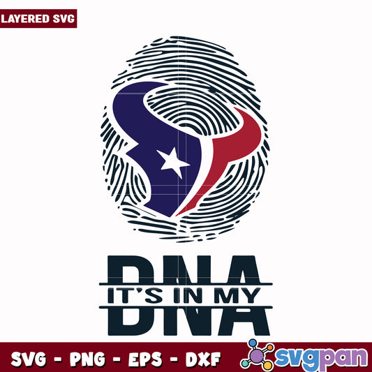 Houston Texans it's in my DNA svg, nfl schedule svg, nfl houston texans svg