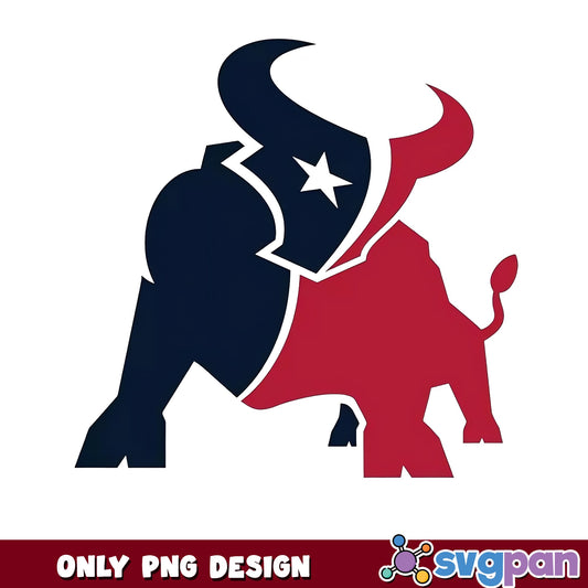 Houston Texans Bull Logo PNG, NFL Football Team, Texans PNG