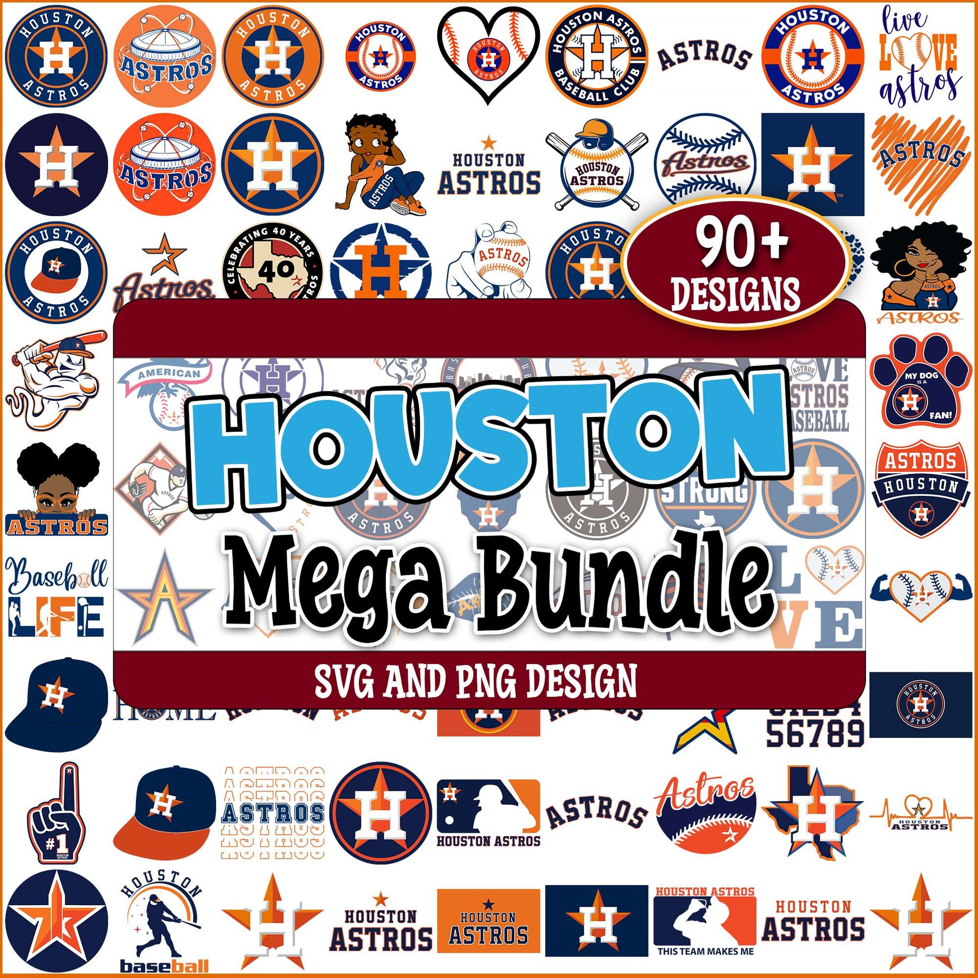 Houston astros logo svg bundle