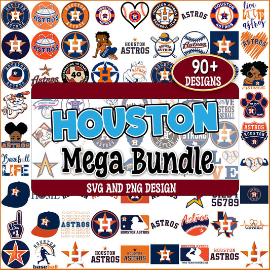 Houston astros logo svg bundle
