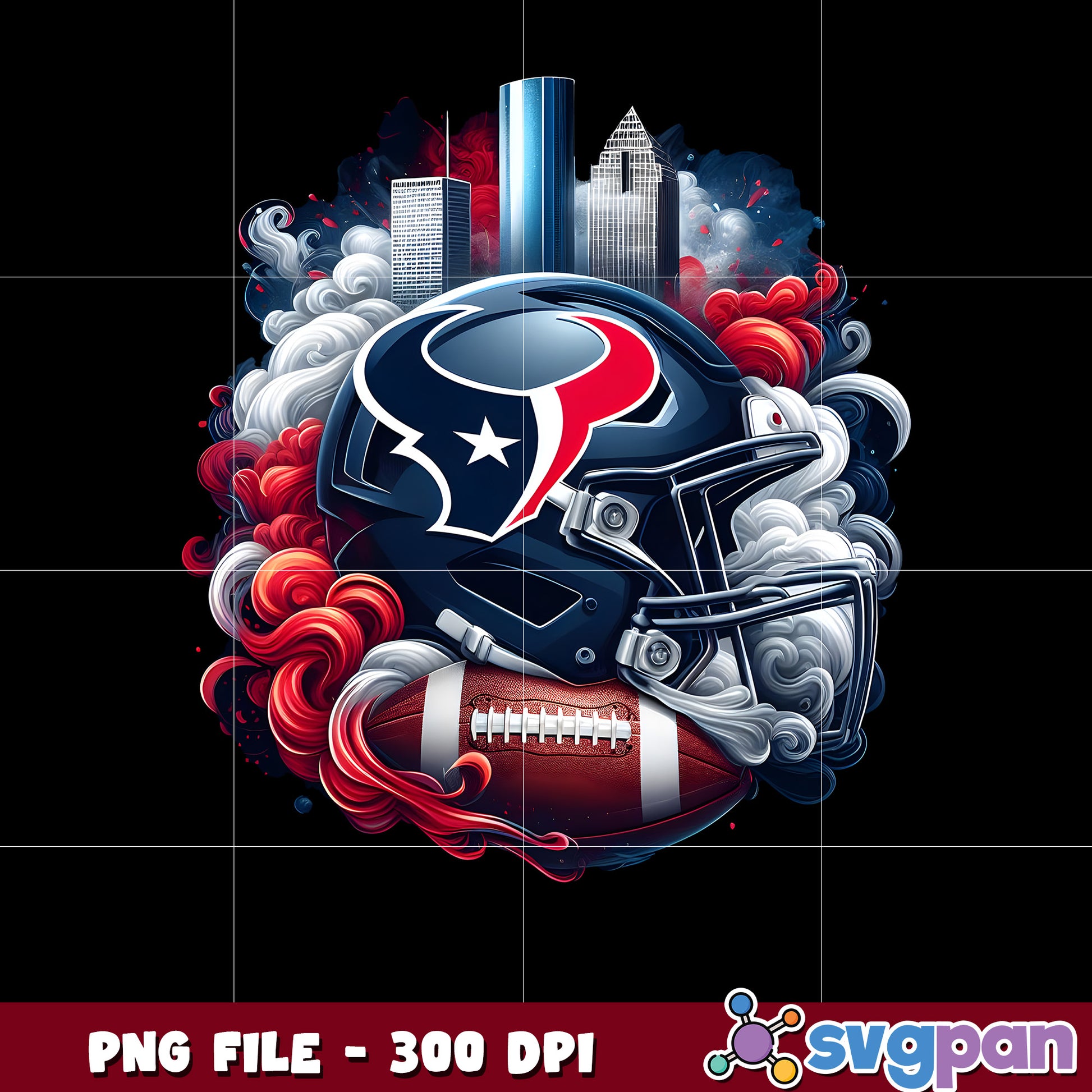 Houstons taxans logo smoke helmet illustration png, nfl team helmet png, nfl design png