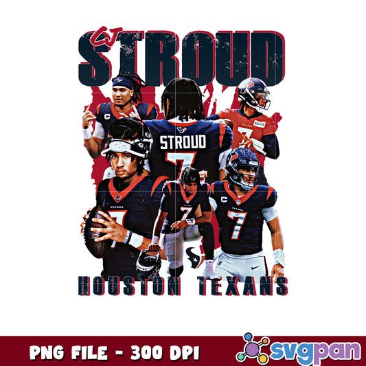 Houston texans cj stroud design png, national football league png, nfl png
