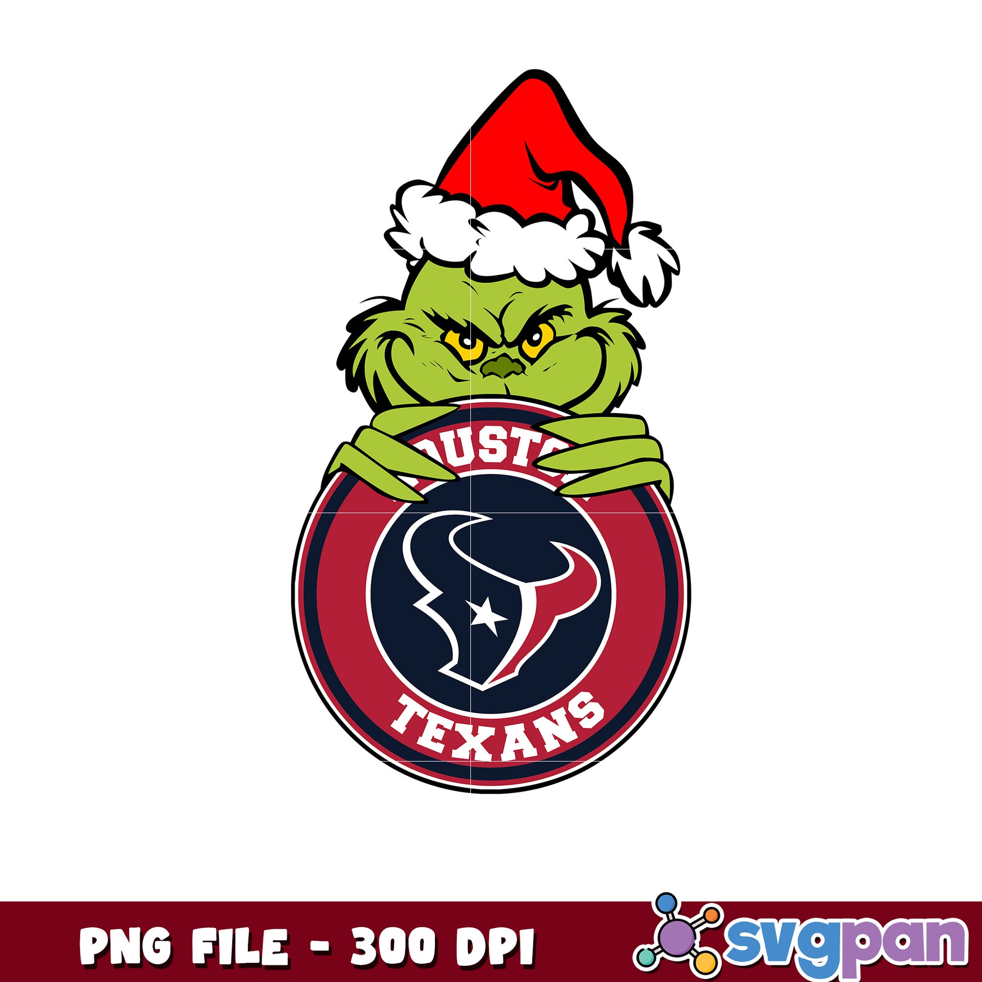 Houston texans grinch design png, nfl teams png, super bowl 2025 png