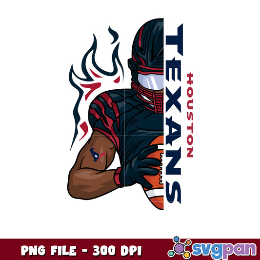 Houston texans nfl man player design png, american football league png, nfl teams png