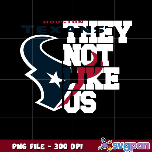 Houston texans they not like us logo png, super bowl 2025 png, nfl teams helmet png