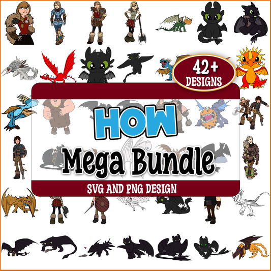 How To Train Your Dragons svg bundle