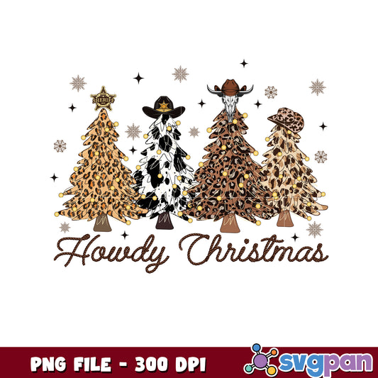 Howdy christmas design png, christmas​ decor png, christmas cookies png