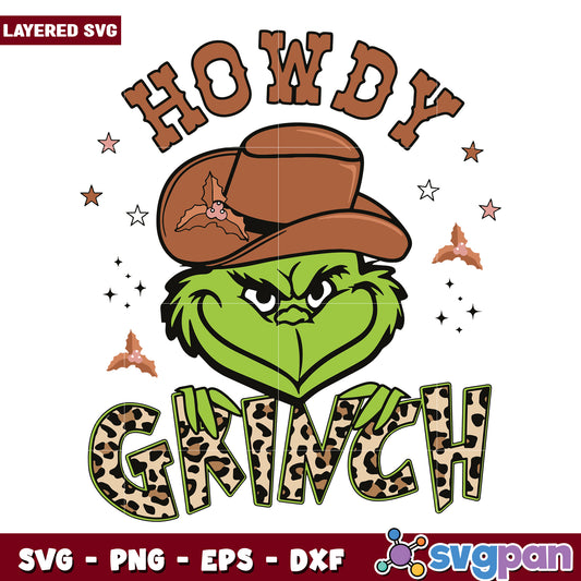 Howdy grinch svg, grinch meme svg, grinch svg