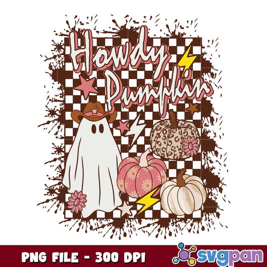 Howdy pumpkin png, halloween cartoons​ png, halloween​ decor png