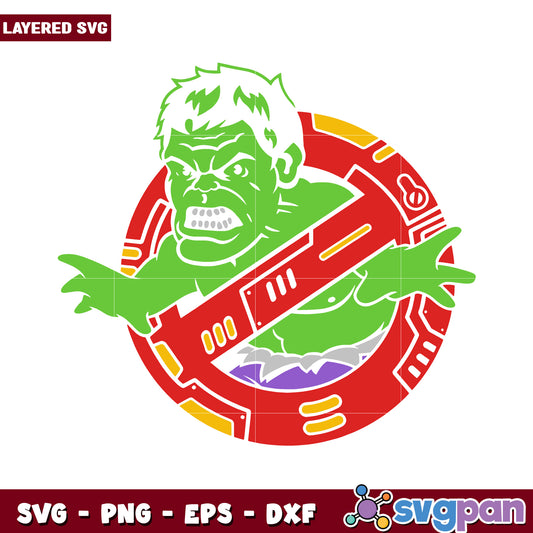 Hulk Layered SVG Design for Crafting Projects, Perfect for Cutters