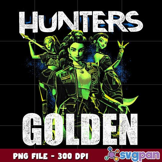 Hunters golden png, kpop demon hunter png, netflix cartoon png