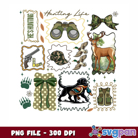 Hunting File png, christmnas png, christmas clipart png