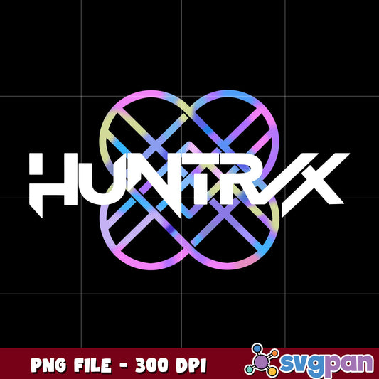 Huntrix logo design png, kpop demon hunters png, kpop cartoon png