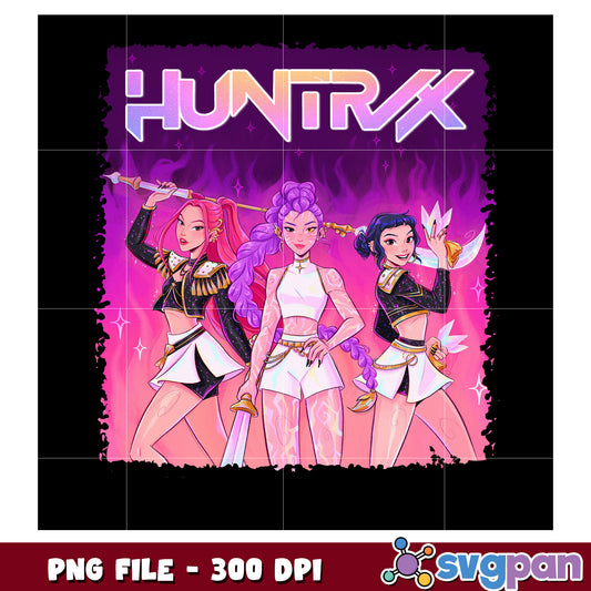 Huntrix teammate png, huntrix demon hunter png, netflix cartoon png