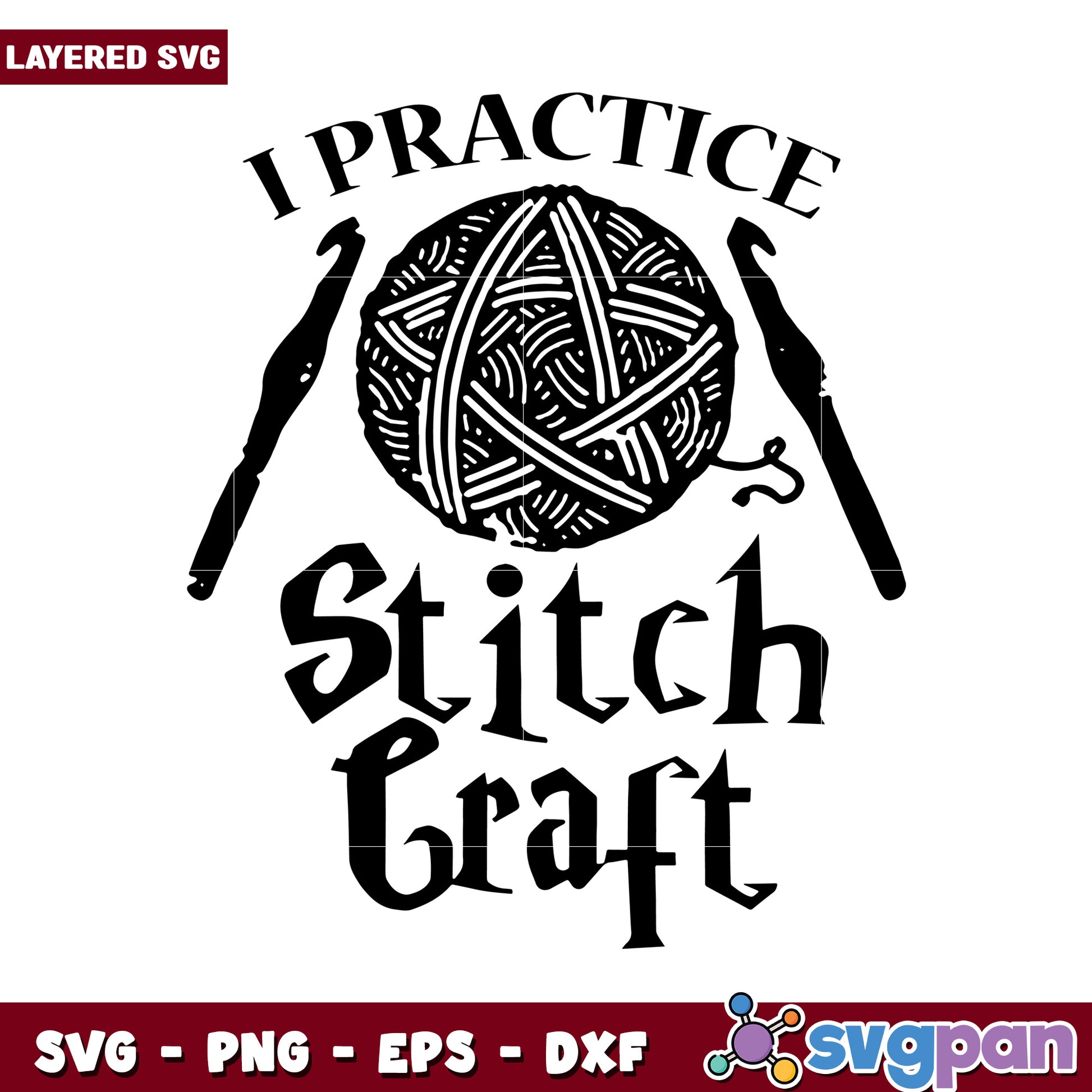 I Practice Stitch Craft, Perfect for Crafters and Hobbyists