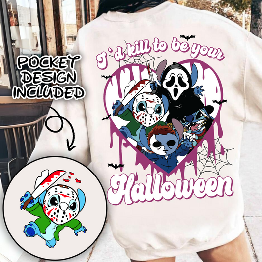 I'll killed to be your halloween png, happy halloween png, halloween goose png