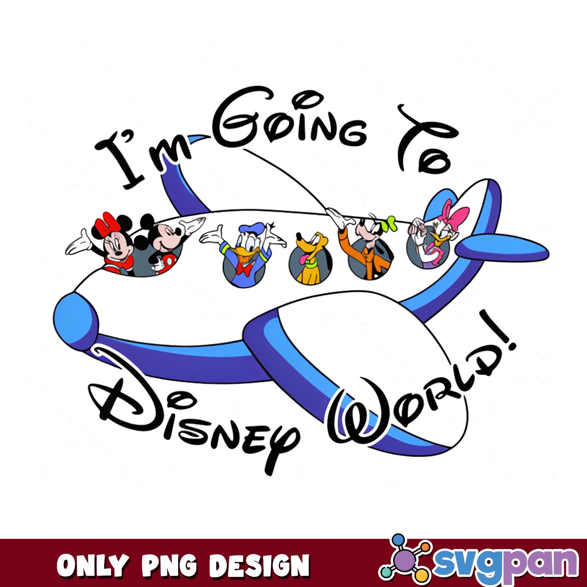 I'm Going To Disney World PNG, Mickey And Friends PNG, Disney Trip PNG