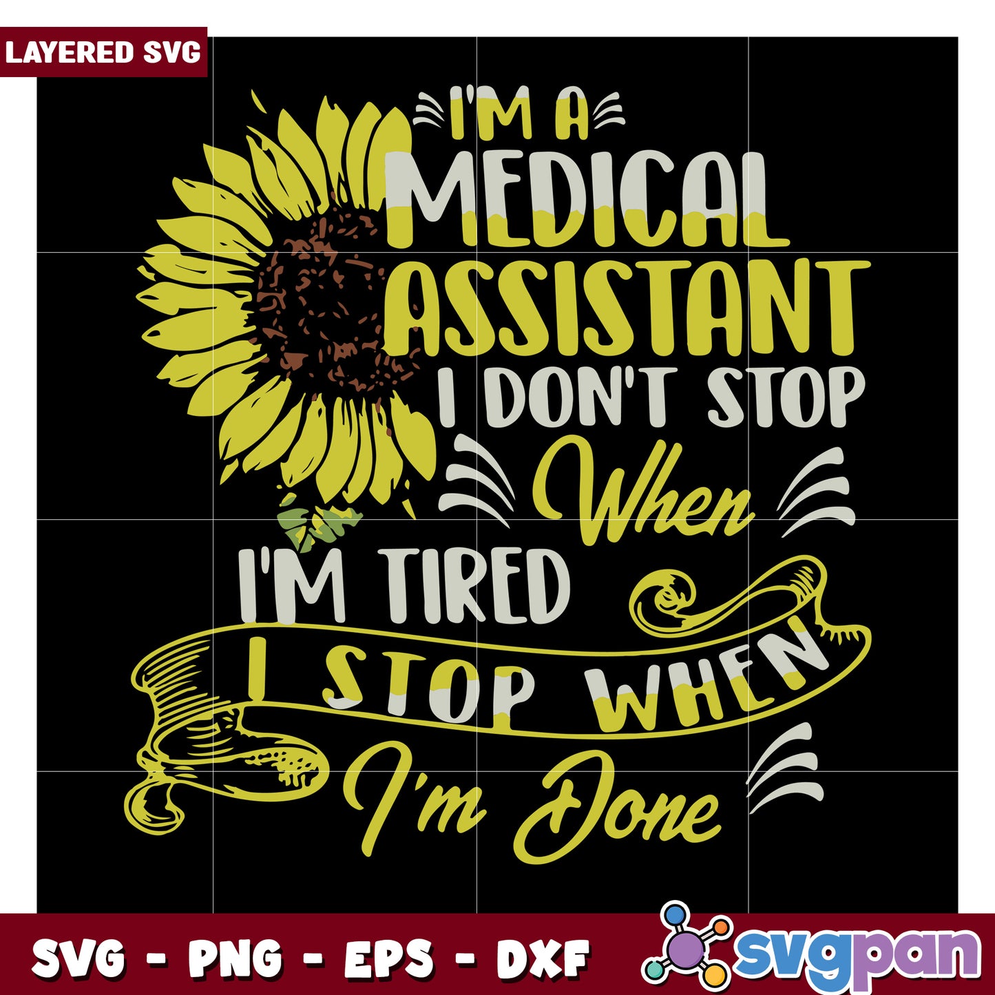 I'm a Medical Assistant SVG Design, Perfect Gift for Healthcare Workers
