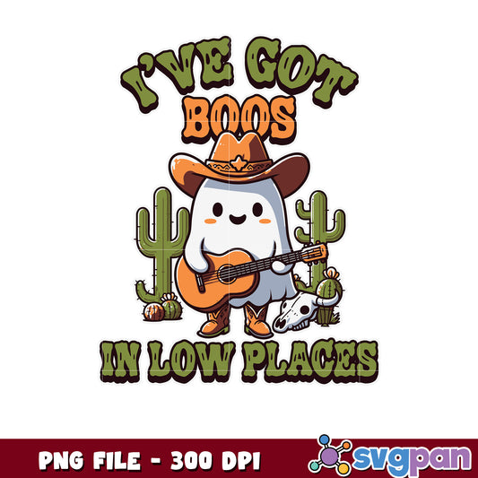 I've got boos in low places png, trick or treat png, spooky halloween png