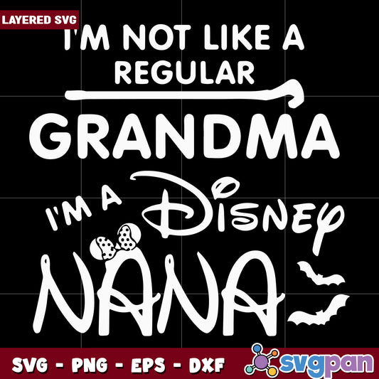 I am not like a regular grandma svg, halloween time svg, trick or treat svg