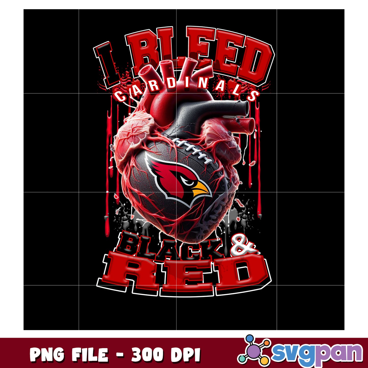 I bleed arizona cardinals black and red png, nft teams 2025 png, nfl games today png