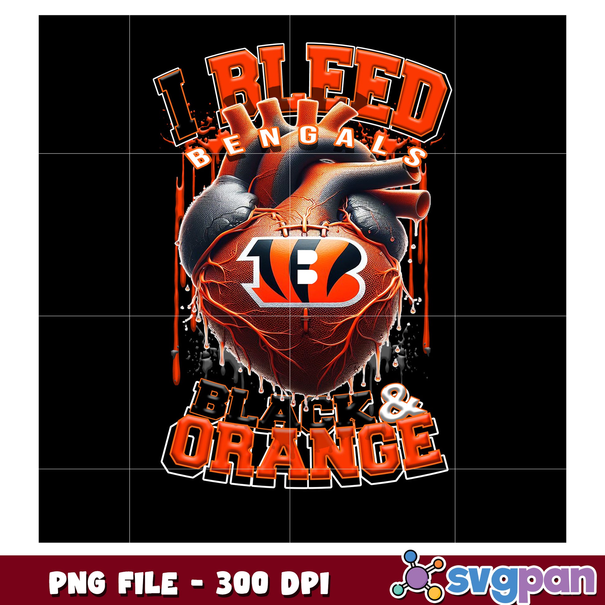 I bleed bengals black and orange  png, nft teams 2025 png, nfl games today png