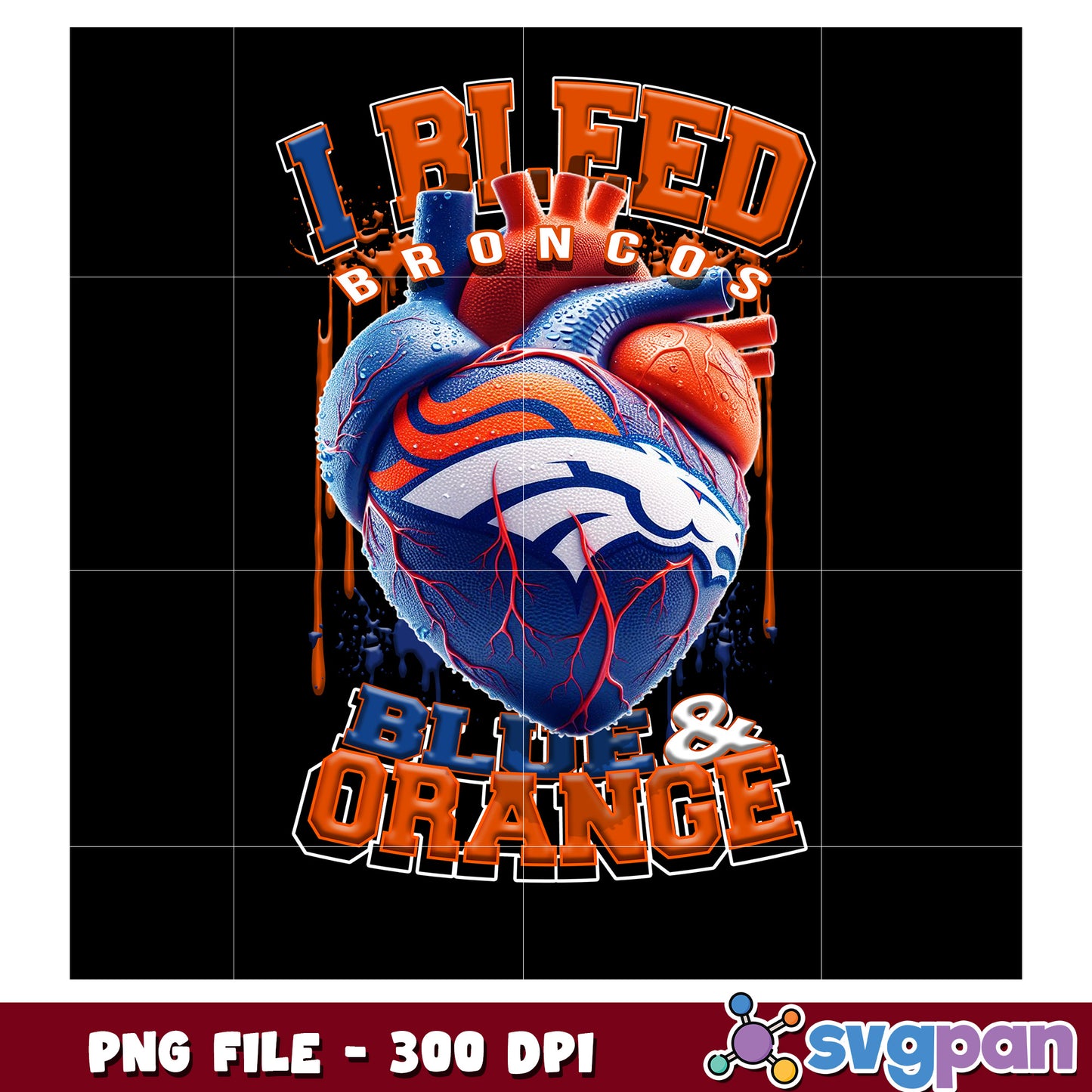 I bleed broncos ble and orange png, nft teams 2025 png, nfl games today png