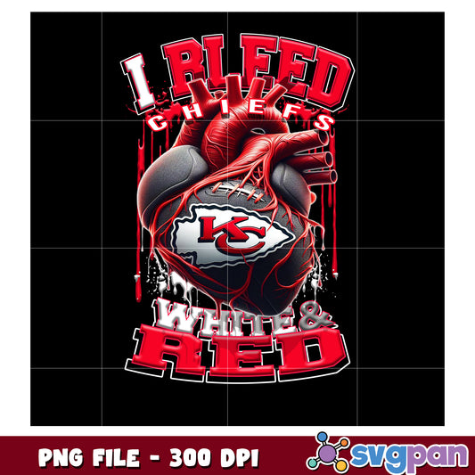 I bleed chiefs white and red png, nft teams 2025 png, nfl games today png