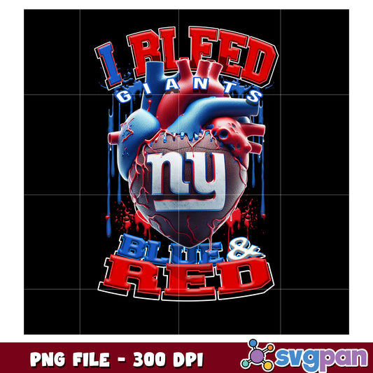 I bleed giants blue and red png, nft teams 2025 png, nfl games today png