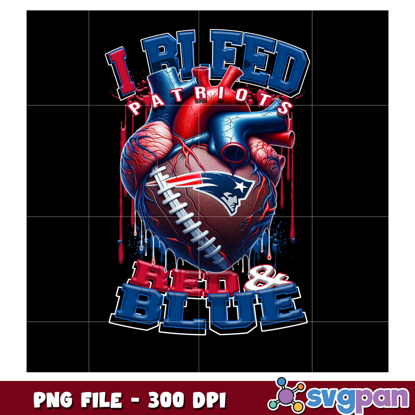 I bleed patriots red and blue png, nft teams 2025 png, nfl games today png