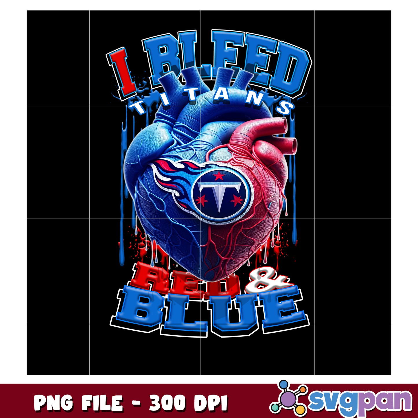 I bleed titans red and blue png, nft teams 2025 png, nfl games today png