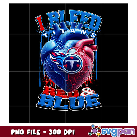 I bleed titans red and blue png, nft teams 2025 png, nfl games today png