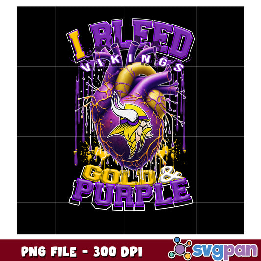 I bleed vikings gold and purple png, nft teams 2025 png, nfl games today png